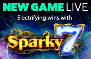 Sparky 7 an electrifying new pokie